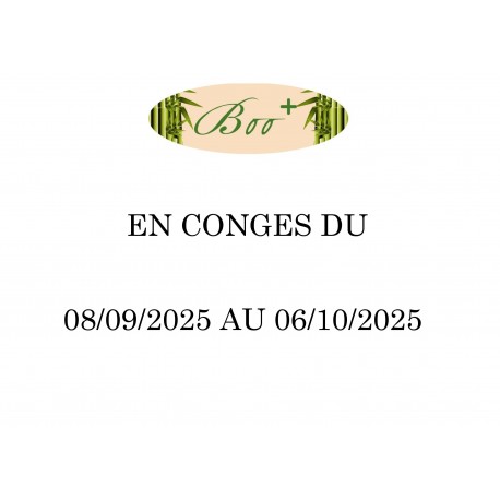 CONGES DU 08/09/2025 AU 06/10/2025